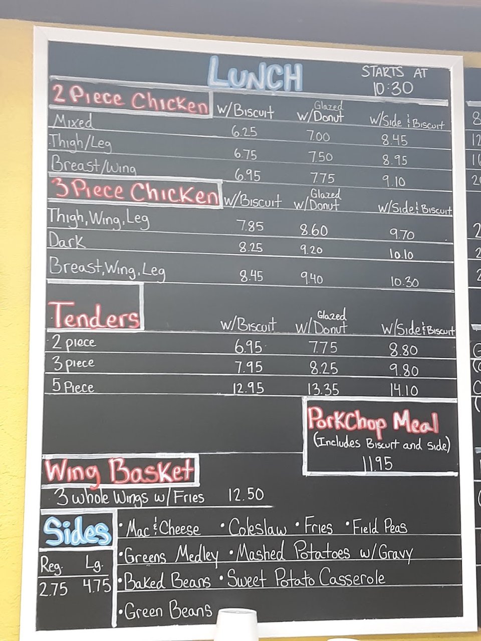 Donuts, fritters, and sweet breakfast treats.